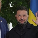 "Cette guerre va se terminer": Donald Trump a exprimé lundi un certain optimisme sur la possibilité d'arriver à la paix en Ukraine. KEYSTONE/AP/Julia Demaree Nikhinson
